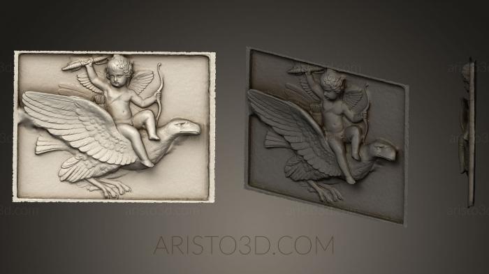 High reliefs and bas-reliefs, historical and religious (GRLFH_0251) 3D model for CNC machine